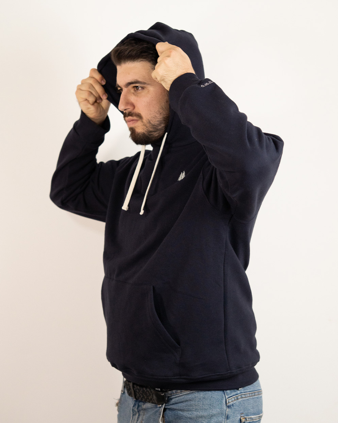 Hoodie Azul Oscuro Selvato