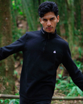 Saco Half Zip Negro