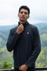 Saco Half Zip hombre Gris en Algodón - Selvato | Tienda de ropa 100% Colombiana