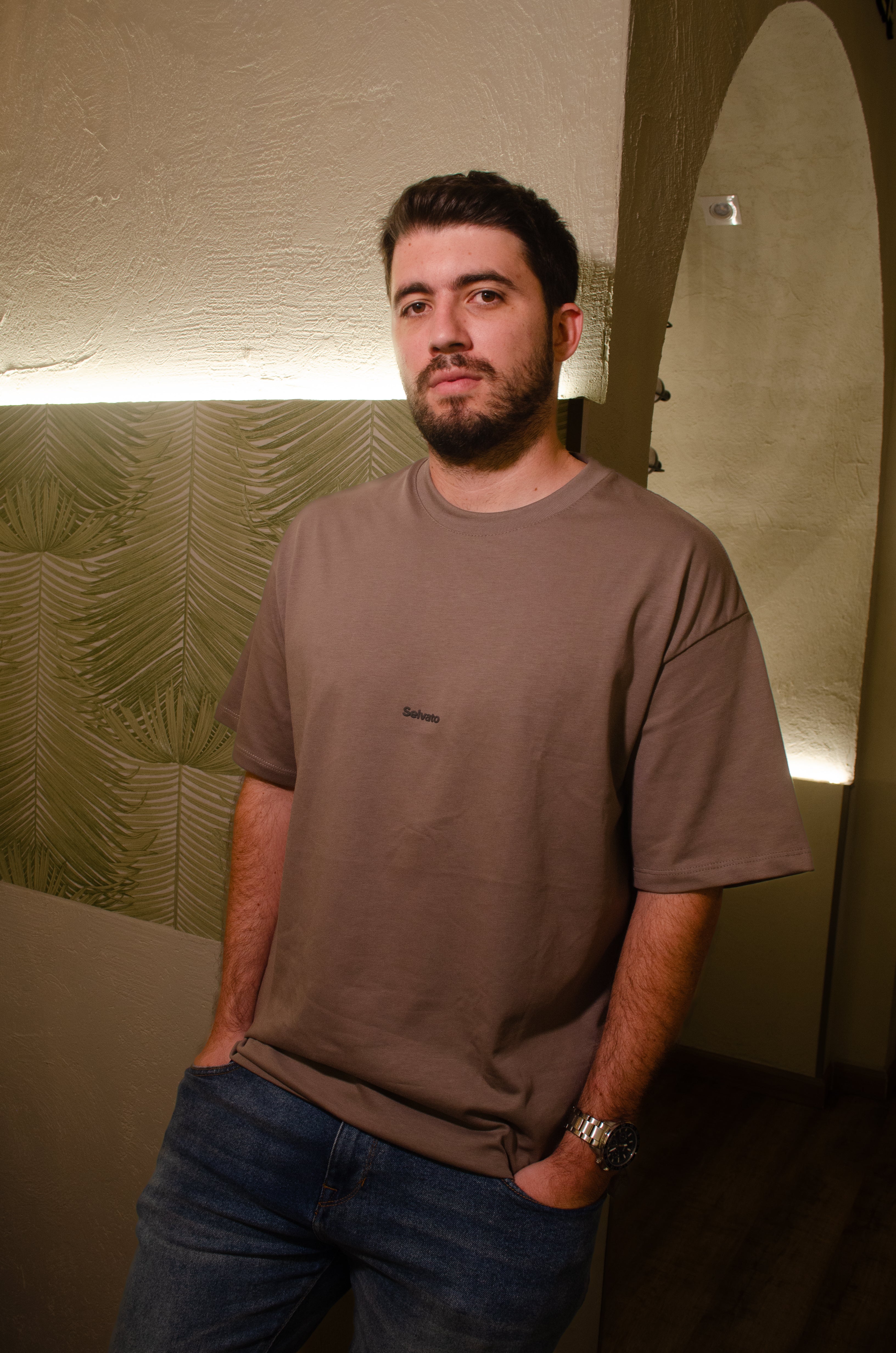 Camiseta Oversize Gris