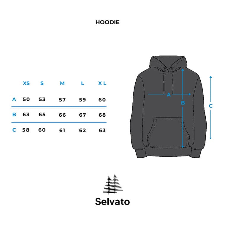 Hoodie Hombre Gris Claro Selvato Algodón 100% Perchado