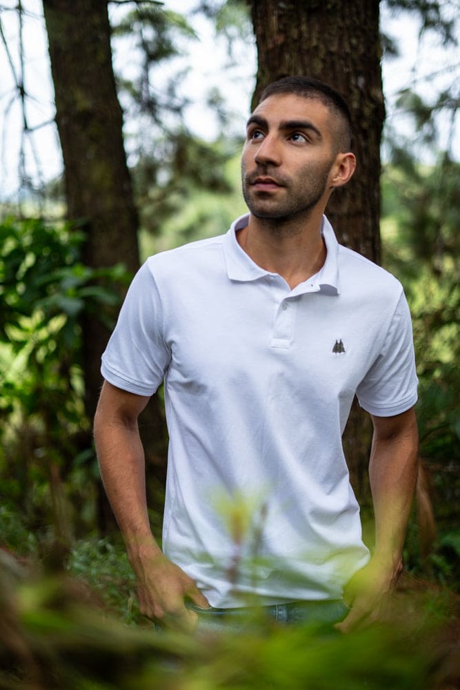 Polo Selvato Blanco para Hombre