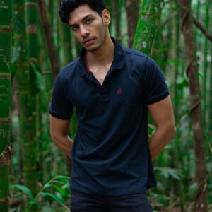 Polo Selvato Azul Oscuro para Hombre