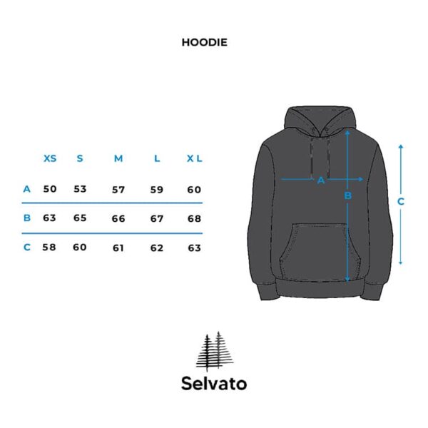 Hoodie Hombre Verde Selvato Algodón 100% Perchado - Image 2
